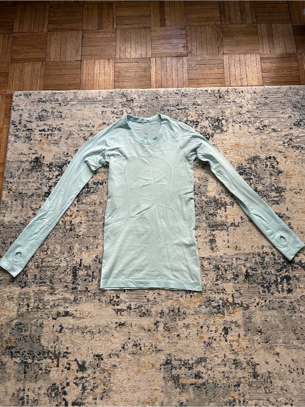 lululemon athletica Long Sleeve Crew Top in Light Mint